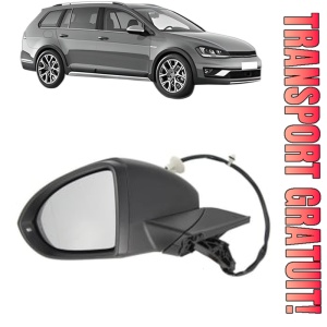 Oglinda Stanga Volkswagen GOLF ALLTRACK VII Variant (BA5, BV5) din 2014 - 2020, Auto, Reglaj electric, Completa