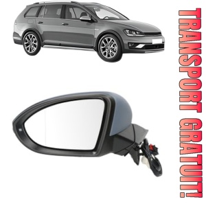 Oglinda Stanga Volkswagen GOLF ALLTRACK VII Variant (BA5, BV5) din 2014 - 2020, Auto, Reglaj electric, Completa