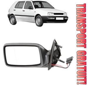 Oglinda Stanga Volkswagen GOLF III (1H1) din 1991 - 1997, Auto, Reglaj electric, Completa