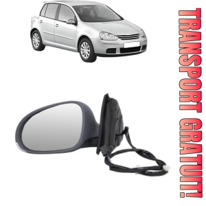 Oglinda Stanga Volkswagen GOLF V (1K1) din 2003 - 2009, Auto, Reglaj electric, Completa