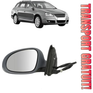 Oglinda Stanga Volkswagen GOLF V Variant (1K5) din 2007 - 2009, Auto, Reglaj electric, Completa