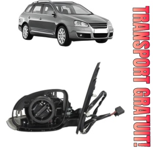 Oglinda Stanga Volkswagen GOLF V Variant (1K5) din 2007 - 2009, Auto, Reglaj electric, Completa