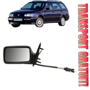Oglinda Stanga Volkswagen GOLF Van III Variant (1H5) din 1993 - 1999, Auto, Reglaj mecanic, Completa