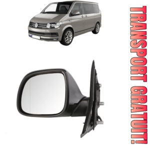 Oglinda Stanga Volkswagen MULTIVAN T5 (7HM, 7HN, 7HF, 7EF, 7EM, 7EN) din 2003 - 2015, Auto, Reglaj electric, Completa
