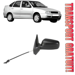 Oglinda Stanga Volkswagen POLO III CLASSIC (6V2) din 1995 - 2002, Auto, Reglaj mecanic, Completa