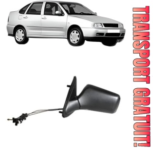Oglinda Stanga Volkswagen POLO III CLASSIC (6V2) din 1995 - 2002, Auto, Reglaj mecanic, Completa