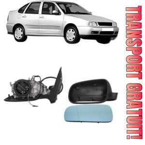 Oglinda Stanga Volkswagen POLO III CLASSIC (6V2) din 1995 - 2002, Auto, Reglaj electric, Completa