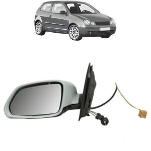 Oglinda Stanga Volkswagen POLO IV (9N_, 9A_) din 2001 - 2009, Auto, Reglaj mecanic, Completa - Img 2