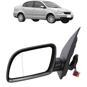 Oglinda Stanga Volkswagen POLO IV Saloon (9A4, 9A2, 9N2, 9A6) din 2002 - 2012, Auto, Reglaj electric, Completa - Img 2
