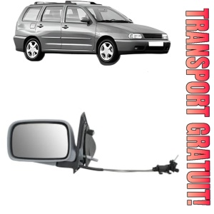 Oglinda Stanga Volkswagen POLO Variant (6V5) din 1997 - 2001, Auto, Reglaj mecanic, Completa