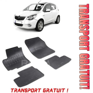Opel Agila B, Hatchback, fabricat din 01.2008 - 11.2014, set covorase auto dedicate, din cauciuc 100% Premium - Transport Gratuit - Img 1