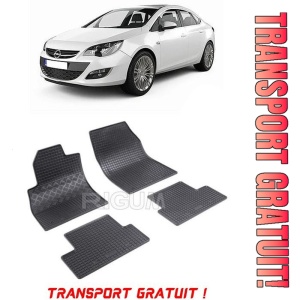 Opel Astra J, Sedan, fabricat din 09.2012 - 08.2018, set covorase auto dedicate, din cauciuc 100% Premium - Transport Gratuit