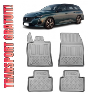 Opel Astra L Phev Sports Tourer Din 01.2022 - Prezent, Combi , Set Covorase Auto Tip Tavita Premium 3D, din cauciuc