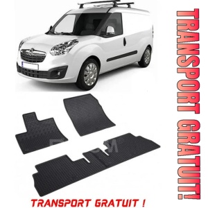 Opel Combo E, Van, fabricat din 06.2018 - Prezent, 5 Locuri, set covorase auto dedicate, din cauciuc 100% Premium - Transport Gratuit