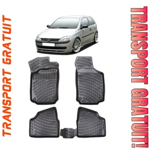 Opel Corsa C 2000-2006 Set Covorase Auto Cauciuc Premium Umbrella