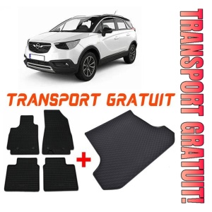 Opel Crossland X din 06.2017 - Prezent Suv *1 , Set Covorase + tavita portbagaj auto