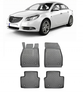 Opel Insignia A, Sedan, Din 2008 - 05.2017 , Set Covorase Auto Tip Tavita Premium 3D, din cauciuc accesorii pentru autoturismul tau - masina v175302
