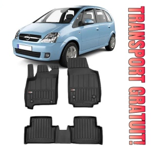 Opel MerIVa A Din 02.2003 - 2010, Van , Set Covorase Auto Tip Tavita Premium 3D, din cauciuc