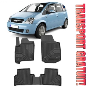 Opel MerIVa A Din 02.2003 - 2010, Van , Set Covorase Auto Tip Tavita Premium 3D, din cauciuc