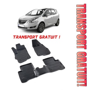 Opel Meriva B 2010-2017 Set 4 covorase auto din cauciuc tip tavita premium line 3D - Transport Gratuit!