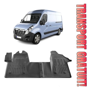 Opel Movano B (2010 - 2021) Set Covorase auto tip tavita din cauciuc Premium Umbrella