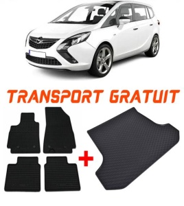 Opel Zafira C Van din 01.2012 - 07.2019, Set Covorase + tavita portbagaj auto 5 Locuri *1 accesorii pentru autoturismul tau - masina v1732