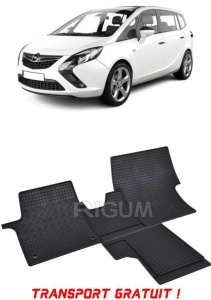 Opel Zafira Life fabricat din 2020 - Prezent (Covorase Fata), set covorase auto dedicate, din cauciuc 100% Premium - Transport Gratuit accesorii pentru autoturismul tau - masina v38445