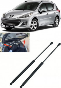 Peugeot 207 Set 2 amortizoare pentru portbagaj / haion Krosno compatibil cu Peugeot 207 Combi fabricat intre 2007-2012 accesorii pentru autoturismul tau - masina v87205