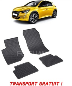 Peugeot 208 II, Hatchback, fabricat din 06.2019 - Prezent, set covorase auto dedicate, din cauciuc 100% Premium - Transport Gratuit accesorii pentru autoturismul tau - masina v38406