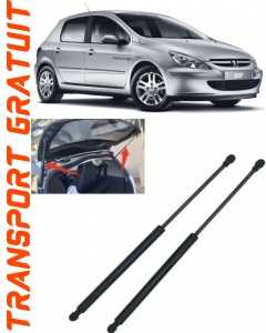 Peugeot 307 Set 2 amortizoare pentru portbagaj / haion Krosno compatibil cu Peugeot 307 Hatchback fabricat intre 2002-2009 accesorii pentru autoturismul tau - masina v90969
