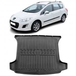 Peugeot 308 I (T7) Combi 5 Locuri (2007-2013) Tavita cauciuc pentru protectie portbagaj accesorii pentru autoturismul tau - masina v226185