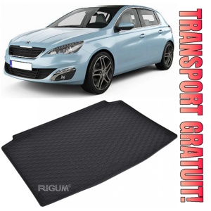 Peugeot 308 Tavita pentru portbagaj din cauciuc, compatibila Peugeot 308 II fabricatie 08.2013 - 11.2021, caroserie hatchback
