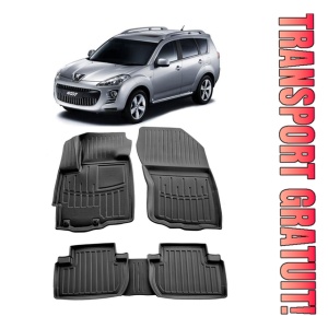 Peugeot 4007 (2007-2013) Set covorase auto cauciuc G.Modern Line 3D