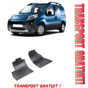 Peugeot Bipper, Van, fabricat din 06.2008 - 2017, 2 Locuri, set covorase auto dedicate, din cauciuc 100% Premium - Transport Gratuit