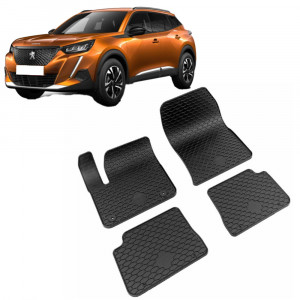 Peugeot E-2008 (2020-) Set 4 covorase auto cauciuc Urban Line accesorii pentru autoturismul tau - masina v240622