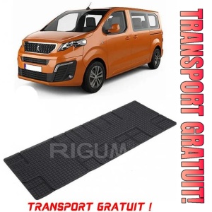 Peugeot E-Traveller, Van, fabricat din 01.2016 - Prezent, Rand 3, set covorase auto dedicate, din cauciuc 100% Premium - Transport Gratuit