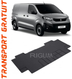 Peugeot Expert III Traveller, Van, fabricat din 01.2016 - Prezent, Rand 2, Masina Are 6 Locuri, set covorase auto dedicate, din cauciuc 100% Premium accesorii pentru autoturismul tau - masina v155439