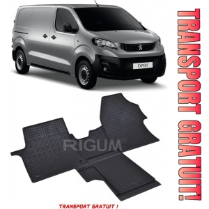 Peugeot Expert III, Van, fabricat din 01.2016 - Prezent, Rand 3, set covorase auto dedicate, din cauciuc 100% Premium - Transport Gratuit