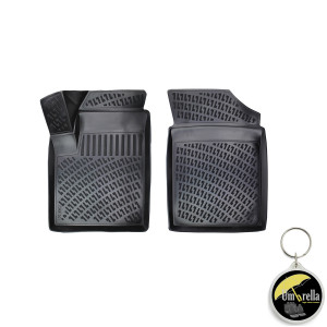 Peugeot Partner 1996-2013 Set 2 covorase auto din cauciuc tip tavita premium line 3D accesorii pentru autoturismul tau - masina v242845