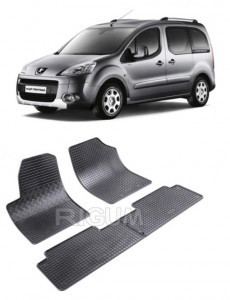 Peugeot Partner I, Van, fabricat din 1998 - 2007, 5 Locuri, set covorase auto dedicate, din cauciuc 100% Premium accesorii pentru autoturismul tau - masina v159106