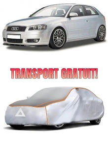Prelata Antigrindina pentru auto Audi A3 (8P) (2003-2012) - husa protectie antigrindina si intemperii meteo severe - anti-grindina vijelii furtuni pentru auto