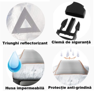Prelata Antigrindina pentru auto Audi A4 B8 (Typ 8K) 2008-2016 - husa protectie antigrindina si intemperii meteo severe - anti-grindina vijelii furtuni pentru auto accesorii pentru autoturismul tau - masina v58670