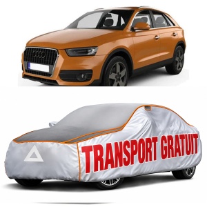 Prelata Antigrindina pentru auto Audi Q3 (2011-2018) - husa protectie antigrindina si intemperii meteo severe - anti-grindina vijelii furtuni pentru auto