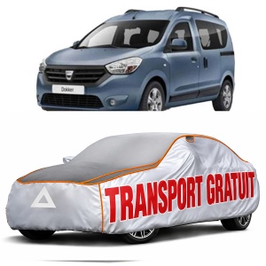 Prelata Antigrindina pentru auto Dacia Dokker (2012-2021) - husa protectie antigrindina si intemperii meteo severe - anti-grindina vijelii furtuni pentru auto