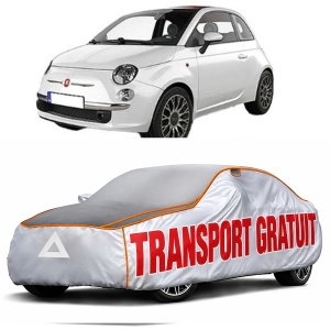 Prelata Antigrindina pentru auto Fiat 500 2007- - husa protectie antigrindina si intemperii meteo severe - anti-grindina vijelii furtuni pentru auto