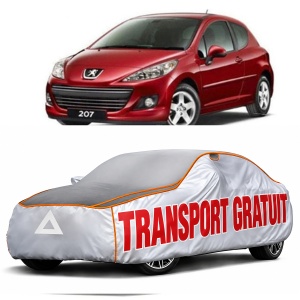 Prelata Antigrindina pentru auto Peugeot 207 2006-2014 - husa protectie antigrindina si intemperii meteo severe - anti-grindina vijelii furtuni pentru auto