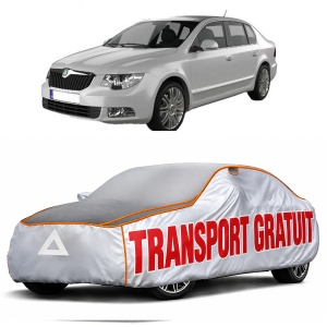 Prelata Antigrindina pentru auto Skoda Superb II (2008-2015) - husa protectie antigrindina si intemperii meteo severe - anti-grindina vijelii furtuni pentru auto