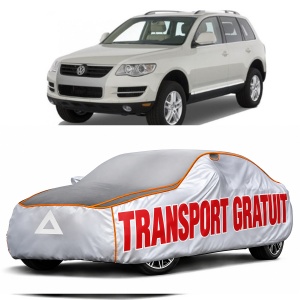 Prelata Antigrindina pentru auto Volkswagen Touareg I (7L) (2002-2010) - husa protectie antigrindina si intemperii meteo severe - anti-grindina vijelii furtuni pentru auto