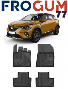 Renault Captur II Din 01.2020 - Prezent, Suv , Set Covorase Auto Tip Tavita Premium 3D, din cauciuc accesorii pentru autoturismul tau - masina v168868