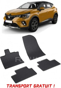 Renault Captur II, Suv, fabricat din 01.2020 - Prezent, set covorase auto dedicate, din cauciuc 100% Premium - Transport Gratuit accesorii pentru autoturismul tau - masina v38182